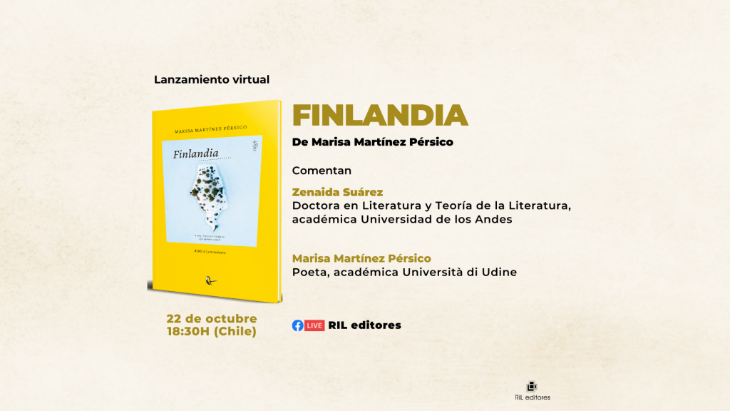 Invitación 22/10: Lanzamiento del libro «Finlandia», de Marisa Martínez Pérsico 1