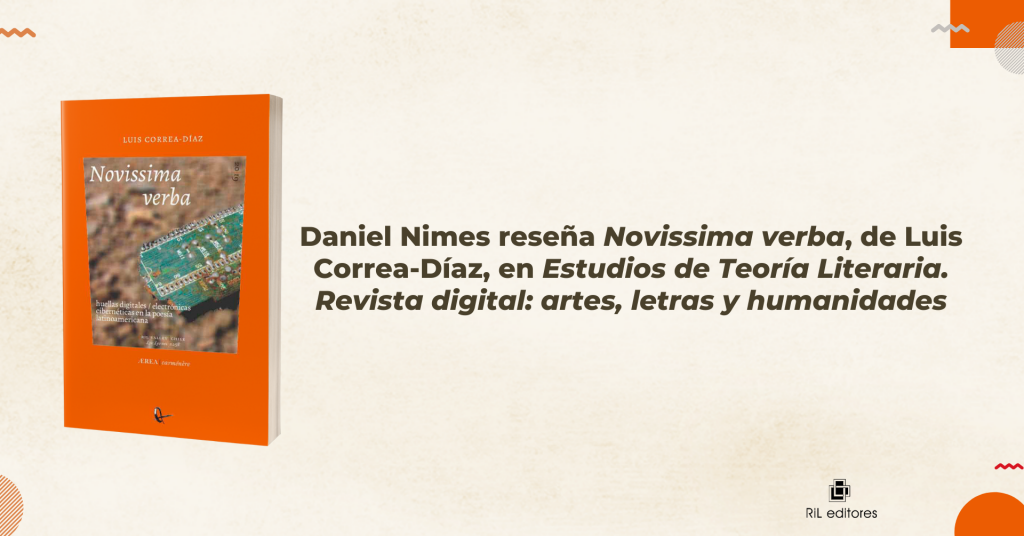 Reseña a «Novissima verba» en «Estudios de Teoría Literaria. Revista digital: artes, letras y humanidades» 1